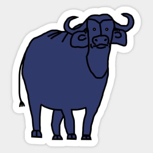 Animals Blue Ox Sticker